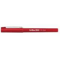 Fineliner Artline 200 rond 0.4mm rood