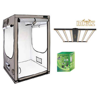 EU EU Home Complete Grow Box - 100x100x200cm + Mari LED 680W 2.9 μmol