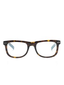 Montblanc tortoiseshell square-frame glasses - Marron