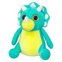 Pluche triceratops knuffeldier 19 cm Pluche triceratops knuffeldier 19 cm