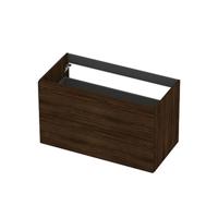 INK - Onderkast 2L Decor Softclose Tbv Greep - 900x450x520 Mm - Koper Eiken