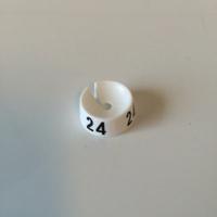 MB wit/zwart 24 voor op kledinghanger