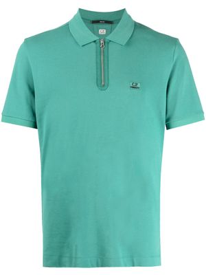 C.P. Company polo à patch logo poitrine - Vert