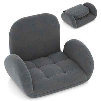 Opklapbare Speelstoel voor Volwassenen Relaxfauteuil met Verstelbare Rugleuning en Armleuningen Bank voor Spelletjes Lezen Meditatie