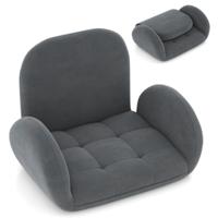 Opklapbare Speelstoel voor Volwassenen Relaxfauteuil met Verstelbare Rugleuning en Armleuningen Bank voor Spelletjes Lezen Meditatie