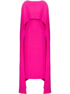 Valentino Garavani robe mi-longue Cady Couture - Rose