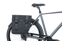 Basil tour dubbele fietstas zwart 35l