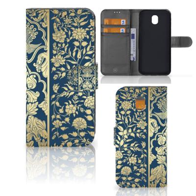 Samsung Galaxy J5 2017 Hoesje Beige Flowers