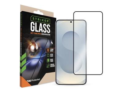 Striker Striker D3O Xtreme Impact Glass Screen Protector - Black Frame - Samsung Galaxy S24 5G/S25 5G