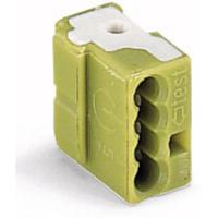 WAGO 243-724 Verbindingsklem Flexibel: - Massief: 0.5-1 mm² 1 stuk(s) Lichtgroen