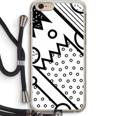 Pop Art #4: iPhone 6 PLUS / 6S PLUS Transparant Hoesje met koord