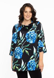 Yoek Tunic flare | Blauw | Maat 58/60
