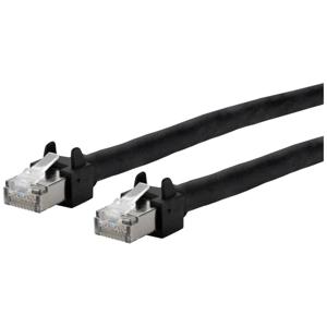 Metz Connect 13084F5000-E RJ45 Netwerkkabel, patchkabel CAT 5e S/UTP 5 m Zwart Geschikt voor sleepketting, PUR-mantel, UV-bestendig 1 stuk(s)