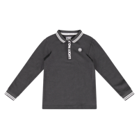 Lucky No. 7 Jongens polo shirt - Zwart