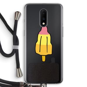 Raketijsje: OnePlus 7 Transparant Hoesje met koord
