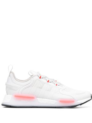 adidas baskets à design à empiècements - Blanc