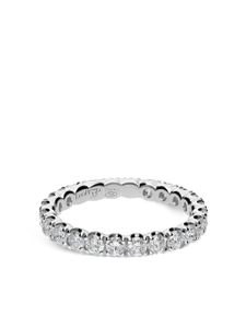 LEO PIZZO bague Anniversary en or blanc 18ct ornée de diamants - Argent