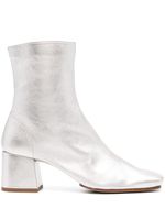 Souliers Martinez bottines Tierra 60 mm à design métallisé - Argent