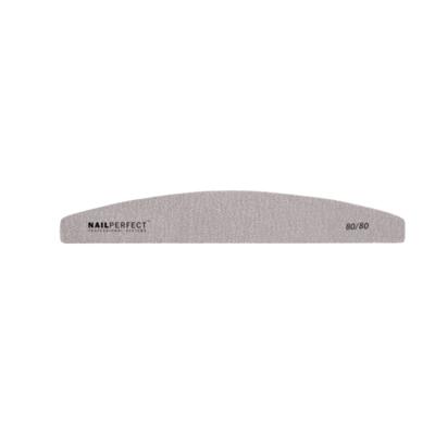 NailPerfect Tools Halfmoon File 80/80 1Stuks