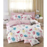 Beddengoedset - 1 dekbedovertrek 220 x 240 cm + 2 kussenslopen 60 x 60 cm - 65% katoen, 35% polyester - Wit