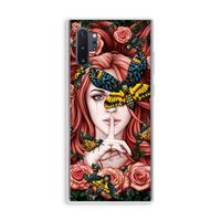 Lady Moth: Samsung Galaxy Note 10 Plus Transparant Hoesje Lady Moth: Samsung Galaxy Note 10 Plus Transparant Hoesje