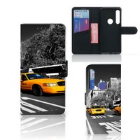 Motorola One Action Flip Cover New York Taxi