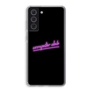 Vice Black: Samsung Galaxy S21 FE Transparant Hoesje