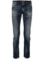 DONDUP jean skinny George à taille basse - Bleu