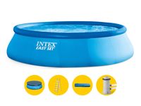 Intex Easy Set Pool - 457 x 107 cm - met filterpomp en accessoires - thumbnail