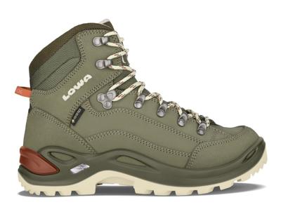 Lowa Renegade Gtx Mid Dames Hoge Wandelschoen Grey Green/Panna 4