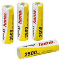 Hama Heroplaadbare NiMH-batterij 4xAA 2500mAh