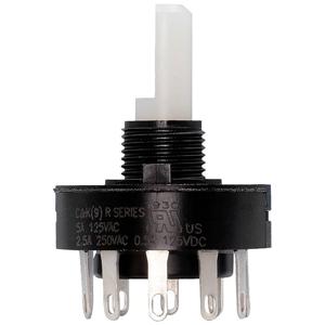 C & K Switches R10015RS02Q Draaischakelaar 125 V, 125 V/DC 5 A Schakelposities 10 1 stuk(s)