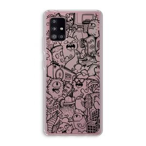 Vexx Black City : Samsung Galaxy A51 5G Transparant Hoesje