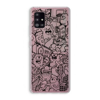 Vexx Black City : Samsung Galaxy A51 5G Transparant Hoesje