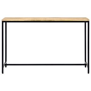 The Living Store Eettafel Rough Mango Wood - 120 x 60 x 75 cm - Industriële stijl