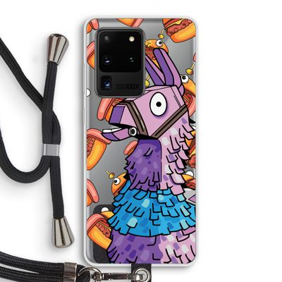 Loot Burger: Samsung Galaxy S20 Ultra Transparant Hoesje met koord