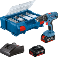 Bosch GSB18V-21 + borenset