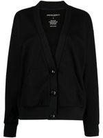 Cynthia Rowley cardigan en coton à col v - Noir