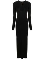 MANURI Mary Jean chain-link midi dress - Noir