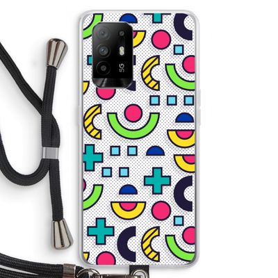 8-bit N°6: Oppo A95 5G Transparant Hoesje met koord