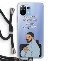 Hotline bling: Xiaomi Mi 11 Lite Transparant Hoesje met koord
