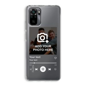 Music Player: Xiaomi Redmi Note 10 Pro Transparant Hoesje