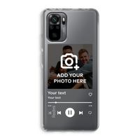 Music Player: Xiaomi Redmi Note 10 Pro Transparant Hoesje