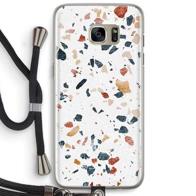 Terrazzo N°4: Samsung Galaxy S7 Edge Transparant Hoesje met koord