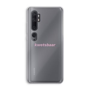 kwetsbaar: Xiaomi Mi Note 10 Transparant Hoesje