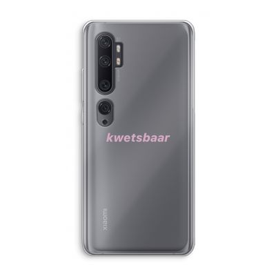 kwetsbaar: Xiaomi Mi Note 10 Transparant Hoesje