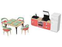 Playtive Houten poppenhuis-meubels / poppen (Keuken) - thumbnail