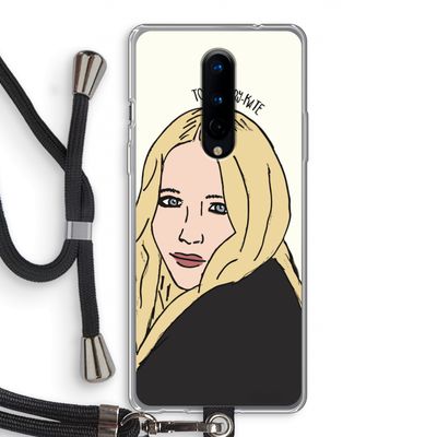 Mary Kate: OnePlus 8 Transparant Hoesje met koord