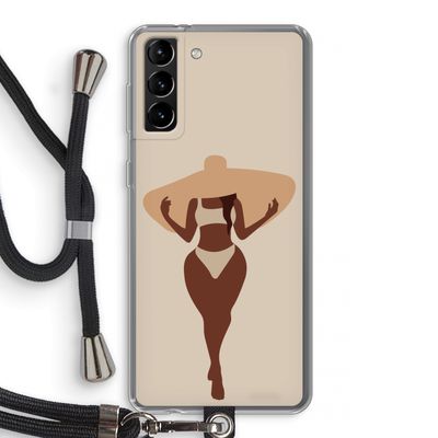 Let's get salty: Samsung Galaxy S21 Plus Transparant Hoesje met koord