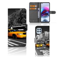 Motorola Moto G100 | Flip Cover | New York Taxi